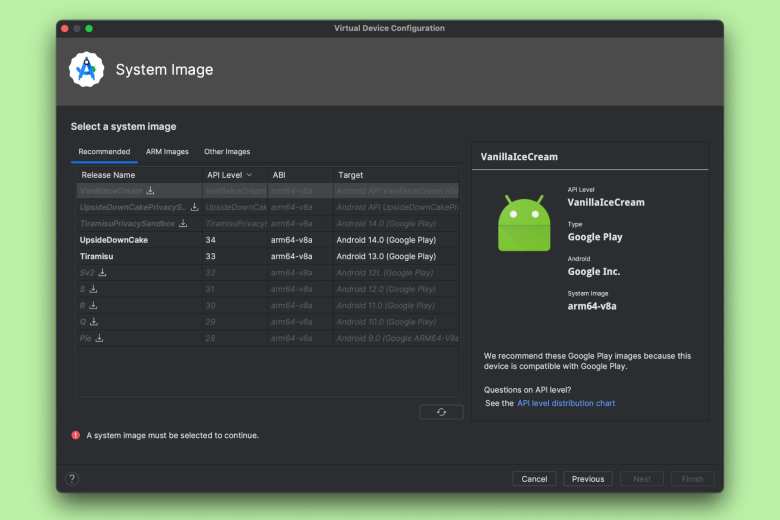 Android Emulator en Android Studio