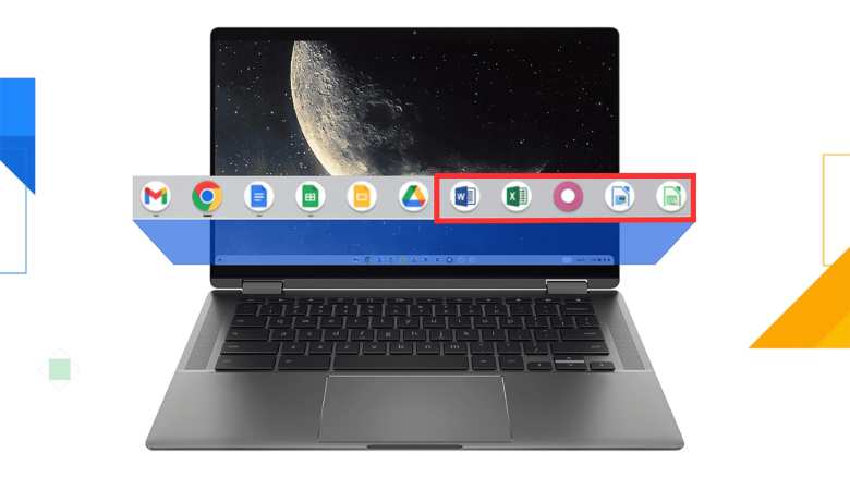 Apps de Windows en una Chromebook