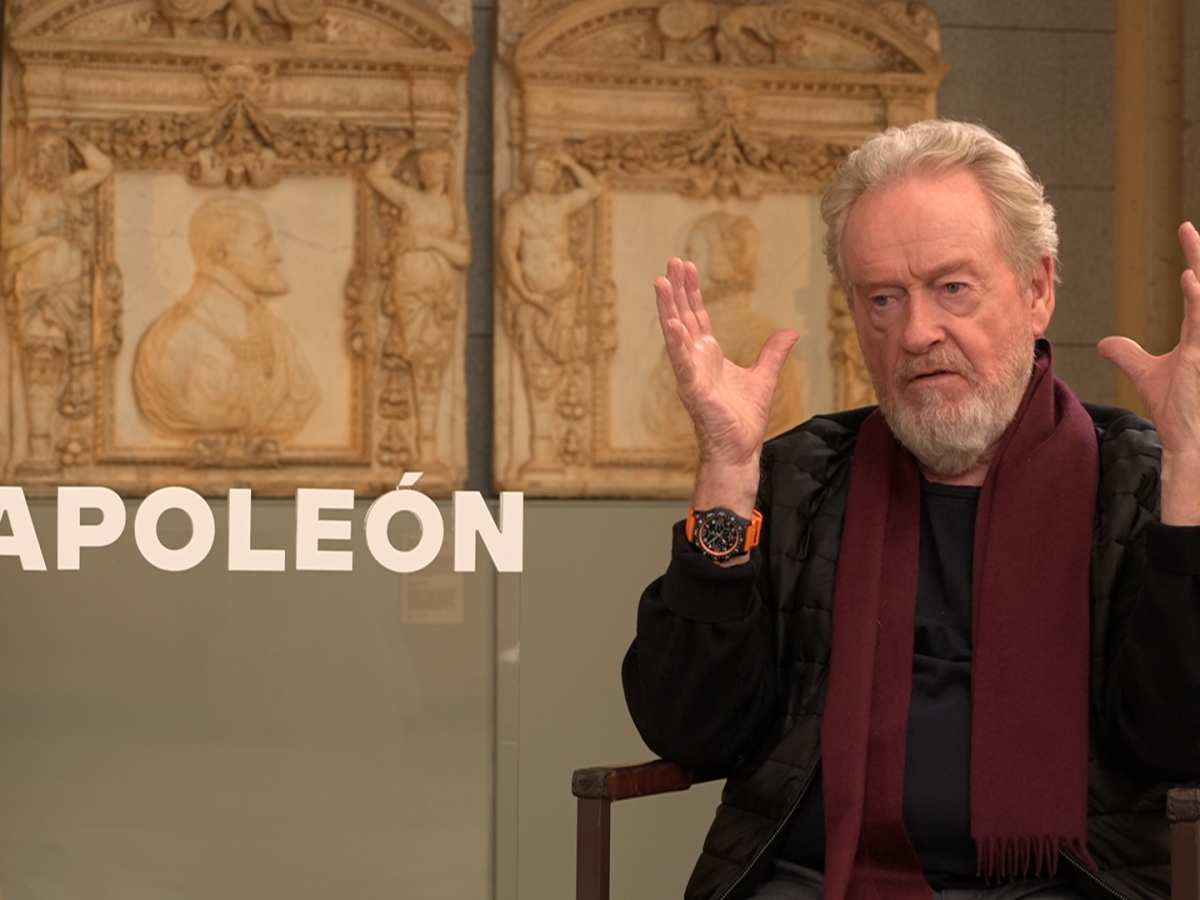 Entrevista a Ridley Scott (‘Napoleón’):  «Si solo haces batallas y sexo, se vuelve aburrido»